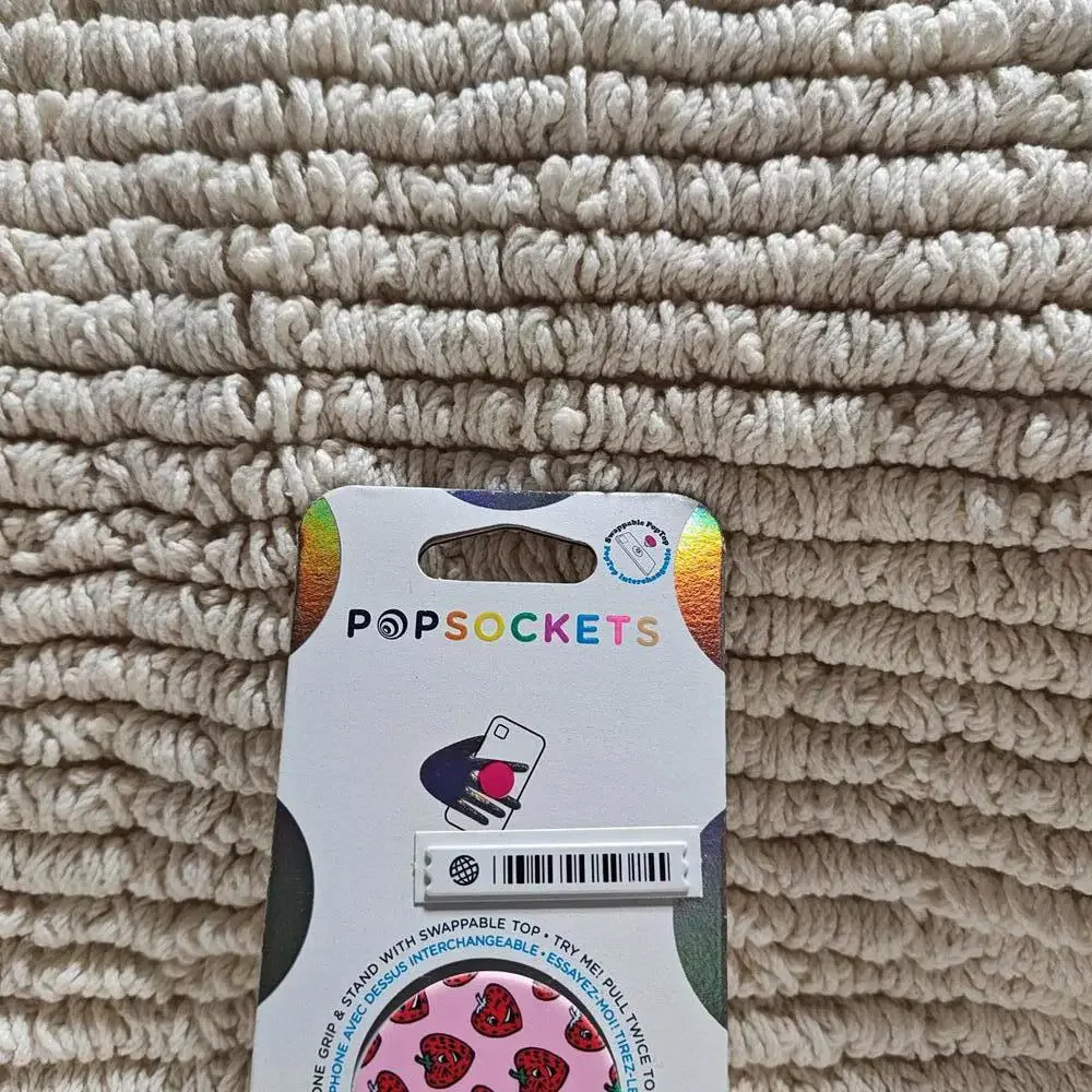 PopSockets PopGrip Premium Phone Grip & Stand - Strawberry